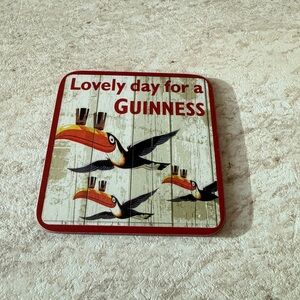 Guinness Lovely Day Toucan Coaster